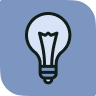 Light icon, innovation and ideas, Kshema Innovation and ideas
